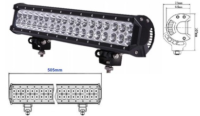 Fari LED Fuoristrada 48W - 3,3 Pollici Impermeabili IP67 Per Auto, Moto, Trattori